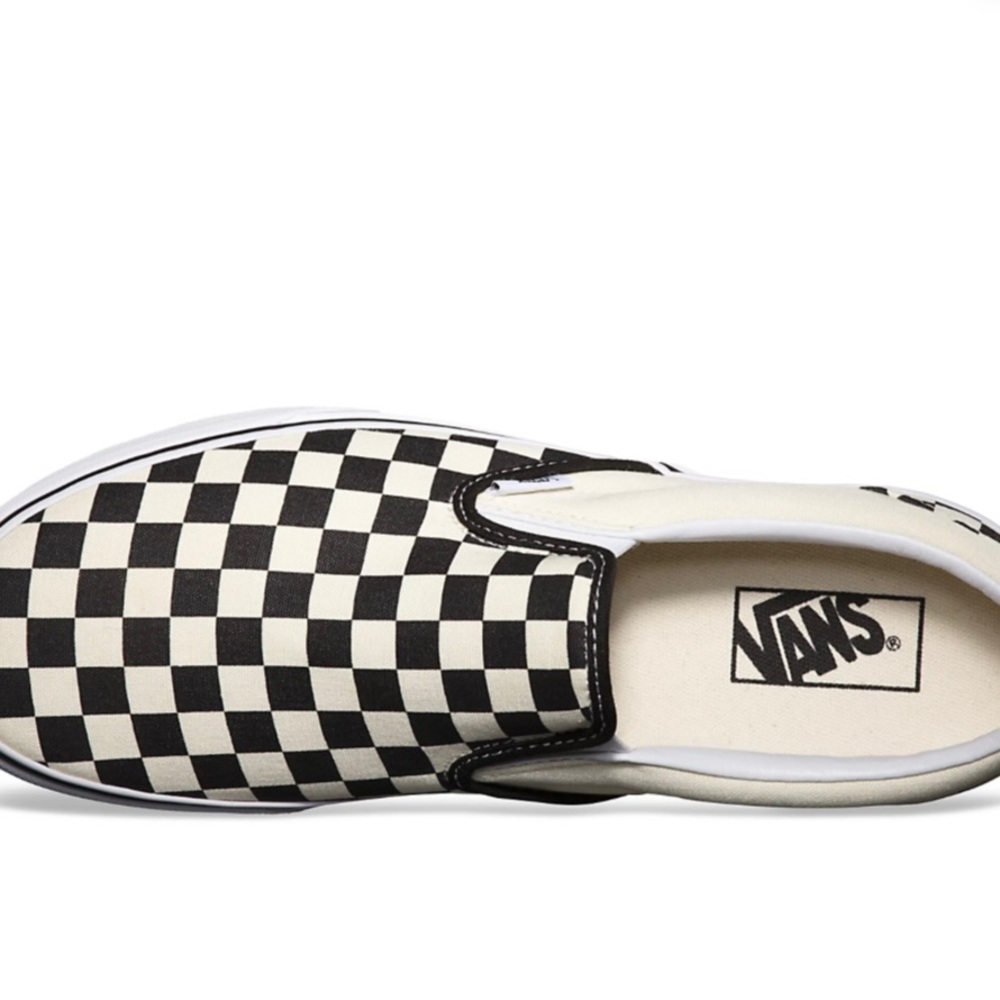 Checkerboard Slip on Vans